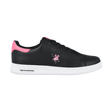 TENIS CASUALES DAMA POLO CL105-D SIMIPIEL NEGRO