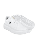 TENIS DAMA POLO L111-9 SIMIPIEL BLANCO