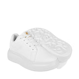 TENIS CASUALES POLO MUJER L1121 SIMIPIEL BLANCO