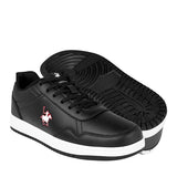 TENIS POLO HOMBRE HOM024N SIMIPIEL NEGRO