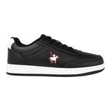 TENIS POLO HOMBRE HOM024N SIMIPIEL NEGRO