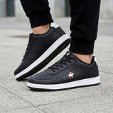 TENIS POLO HOMBRE HOM024N SIMIPIEL NEGRO