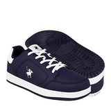 TENIS CASUALES POLO HOMBRE HOM025M SIMIPIEL AZUL