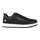 TENIS POLO HOMBRE HOM026N SIMIPIEL NEGRO