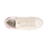 TENIS POLO MUJER PEO01RB SIMIPIEL BLANCO/ROSA