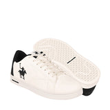 TENIS POLO MUJER PEO01NBBN SIMIPIEL BLANCO/NEGRO