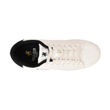 TENIS POLO MUJER PEO01NBBN SIMIPIEL BLANCO/NEGRO