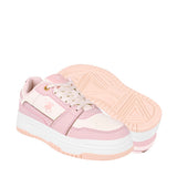 TENIS POLO MUJER IRI01R SIMIPIEL ROSA/BEIGE
