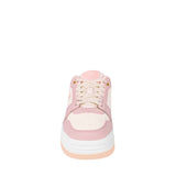 TENIS POLO MUJER IRI01R SIMIPIEL ROSA/BEIGE