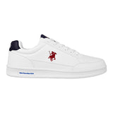 TENIS CASUALES POLO HOMBRE POLC0061B SIMIPIEL BLANCO