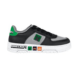 TENIS NIÑO MINECRAFT MI3071 SIMIPIEL NEGRO 18-21