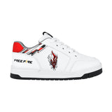 TENIS CASUALES FREE FIRE NIÑO FF5032 SIMIPIEL BCO 18-21