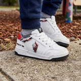 TENIS CASUALES FREE FIRE NIÑO FF5032 SIMIPIEL BCO 18-21