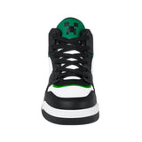TENIS CASUALES MINECRAFT NIÑO MI5340 SIMIPIEL NEGRO 18-21