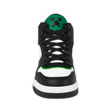 TENIS CASUALES MINECRAFT NIÑO MI5340 SIMIPIEL NEGRO 18-21