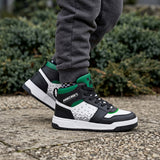 TENIS CASUALES MINECRAFT NIÑO MI5340 SIMIPIEL NEGRO 18-21