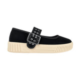 TENIS CASUALES DAMA STYLO 4006 SUEDE NEGRO