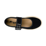 TENIS CASUALES DAMA STYLO 4006 SUEDE NEGRO