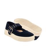 TENIS CASUALES DAMA STYLO 4006 SUEDE AZUL