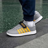 TENIS CASUALES K-SWISS NIÑO 5F629037 PIEL GRIS 17-22