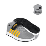 TENIS CASUALES K-SWISS NIÑO 5F629037 PIEL GRIS 17-22