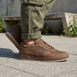 TENIS CASUALES STYLO HOMBRE 12339 SIMIPIEL CAFÉ