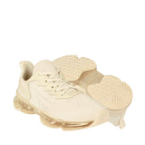 TENIS CASUALES LA SHEELAH MUJER FLOW-66 TEXTIL BEIGE