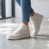 TENIS CASUALES LA SHEELAH MUJER REXX-30 SUEDE BLANCO