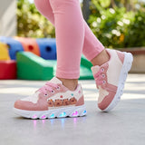 TENIS CASUALES SIENA NIÑA 38L88  SIMI BCO/ROSA 13-14