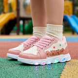 TENIS CASUALES SIENA NIÑA 38L88  SIMI BCO/ROSA 15-17