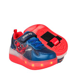 TENIS/PATINES SPIDERMAN NIÑO 9007 SIMI AZUL 18-22