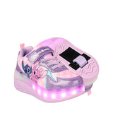 TENIS/PATINES STICH NIÑA 9006 SIMI MORADO 18-22