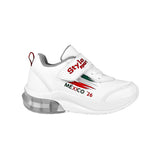 TENIS STYLO NIÑO 1718-F SIMIPIEL BLANCO 15-17