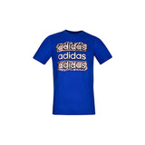 PLAYERA CASUAL CABALLERO ADIDAS IN7935 TEXTIL AZUL