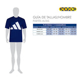 T-SHIRT CABALLERO ADIDAS JE8940 TEXTIL AZUL