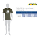 PLAYERA ADIDAS HOMBRE JM6455 POLIESTER VERDE