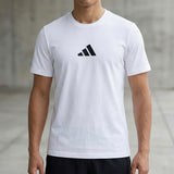 PLAYERA ADIDAS HOMBRE  JF1092 TEXTIL BLANCO