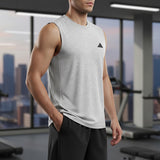 PLAYERA ADIDAS HOMBRE KD5427 POLIÉSTER GRIS