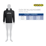 SUDADERA ADIDAS HOMBRE KE1415 TEXTIL NEGRO
