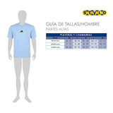 PLAYERA ADIDAS HOMBRE JF1101  TEXTIL AZUL