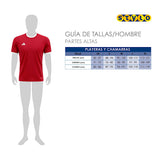 PLAYERA ADIDAS HOMBRE Z2501 POLIÉSTER ROJO