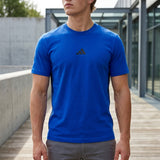 PLAYERA ADIDAS HOMBRE JE6398 TEXTIL AZUL - Azul / L