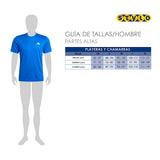 PLAYERA ADIDAS HOMBRE HF7158  POLIÉSTER AZUL