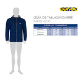 CHAMARRA CASUAL CABALLERO POLO SD02011 TEXTIL AZUL