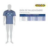 PLAYERA CASUAL CABALLERO POLO PL02106 TEXTIL AZUL