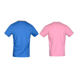 DUO PACK PLAYERAS HOMBRE POLO PL02119-PL02125 TEXT ROS/AZU