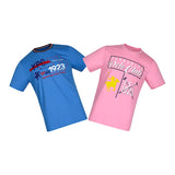 DUO PACK PLAYERAS HOMBRE POLO PL02119-PL02125 TEXT ROS/AZU