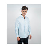 CAMISA 98 COAST AV. HOMBRE CA09066 LINO AZUL CIELO