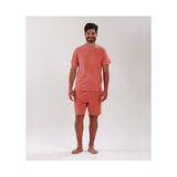 PLAYERA DE TOALLA 98 COAST AV. HOMBRE PL09001 ALGODÓN CORAL