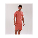 PLAYERA DE TOALLA 98 COAST AV. HOMBRE PL09001 ALGODÓN CORAL